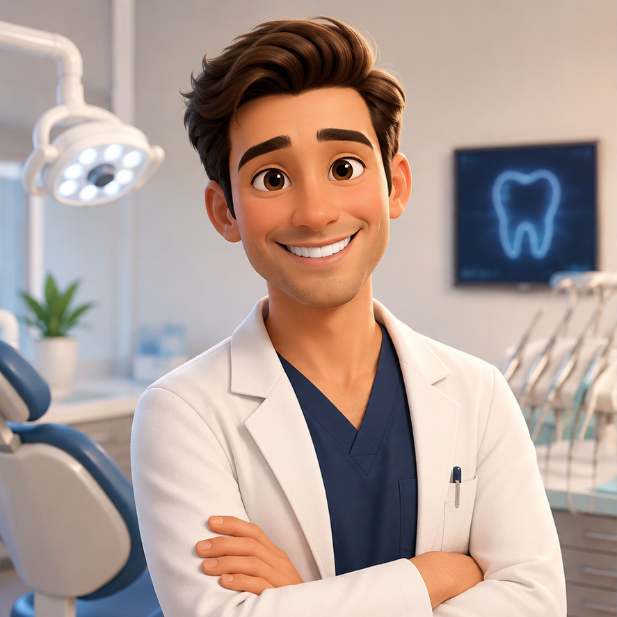 Stock portrait — Dr. Pratik Jadhav at Samarth Dental Clinic